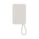 ⁦momax 1 -Power X 10000mAh Battery Pack with Built-in USB-C Cable - IP152W - White⁩ - الصورة ⁦4⁩