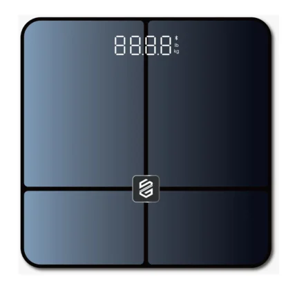 Smart Gate Smart Scale Fit Pro BT 24 Measurements Body Fat BMI Fitness LED - 180Kg - Black